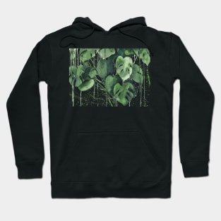 Abstract Monstera Hoodie